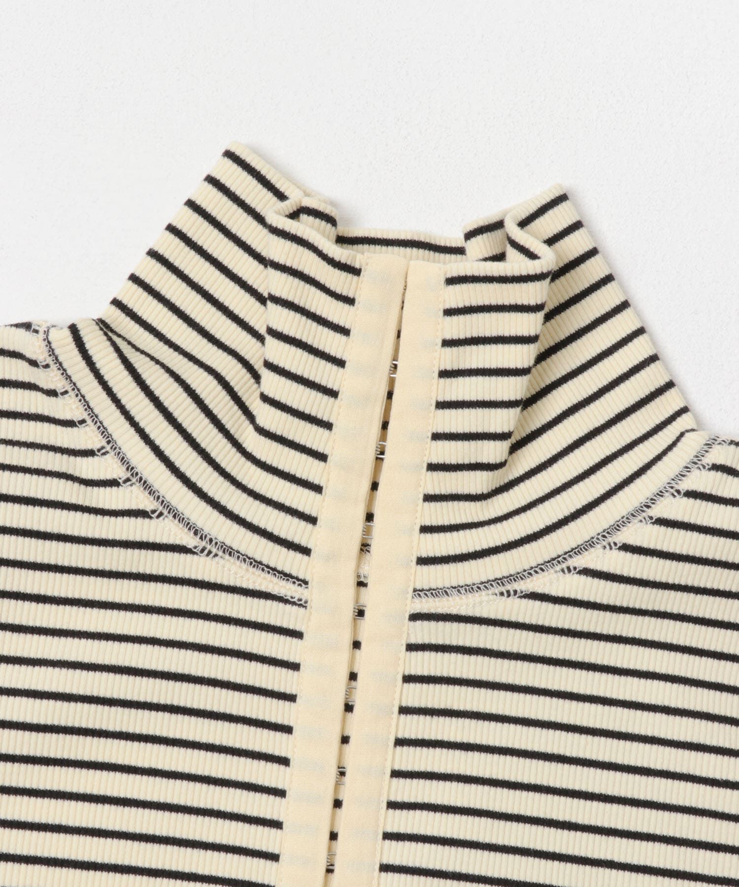  「タートルホックボーダートップス」|Tシャツ・カットソー|