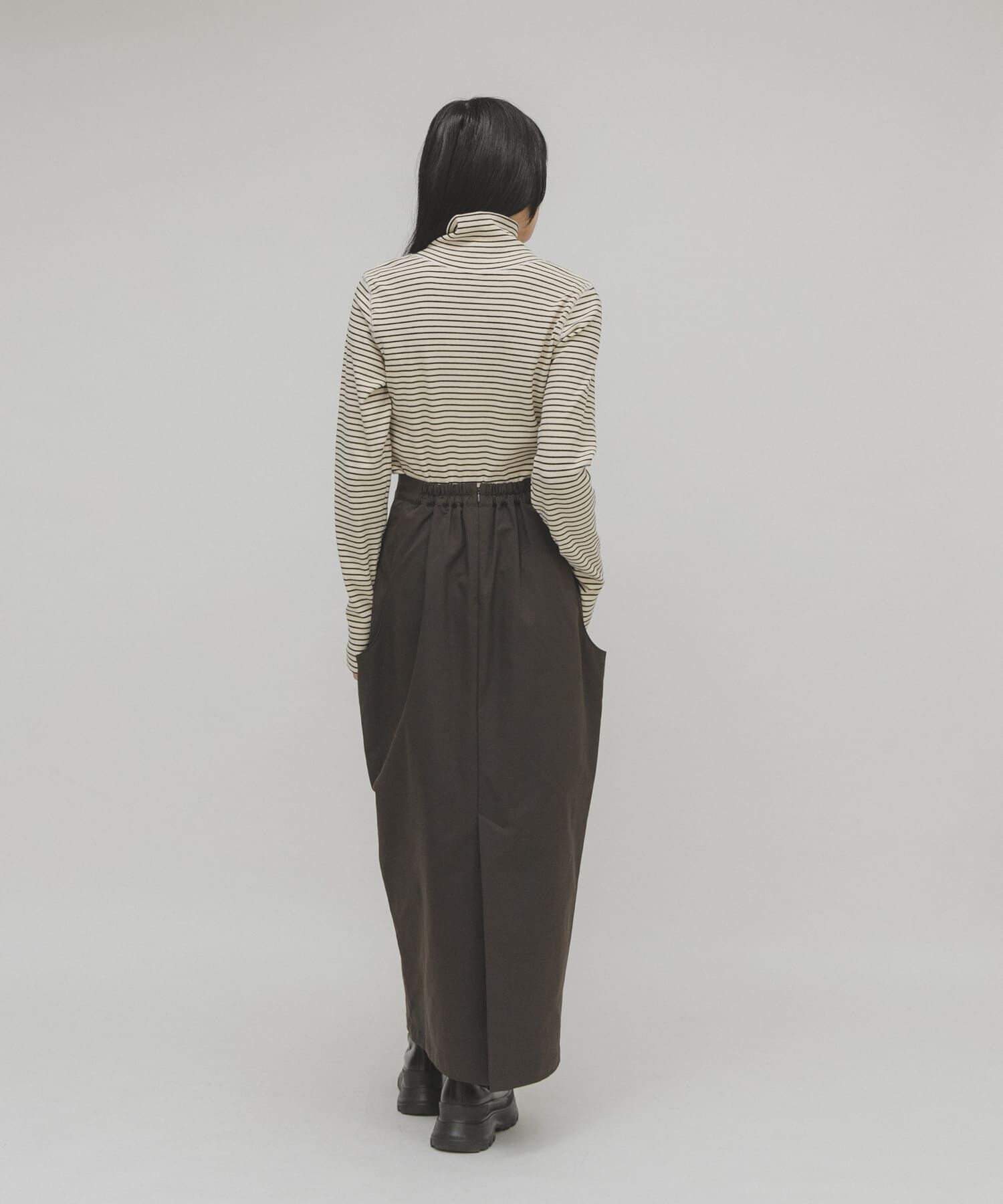  「タートルホックボーダートップス」|Tシャツ・カットソー|