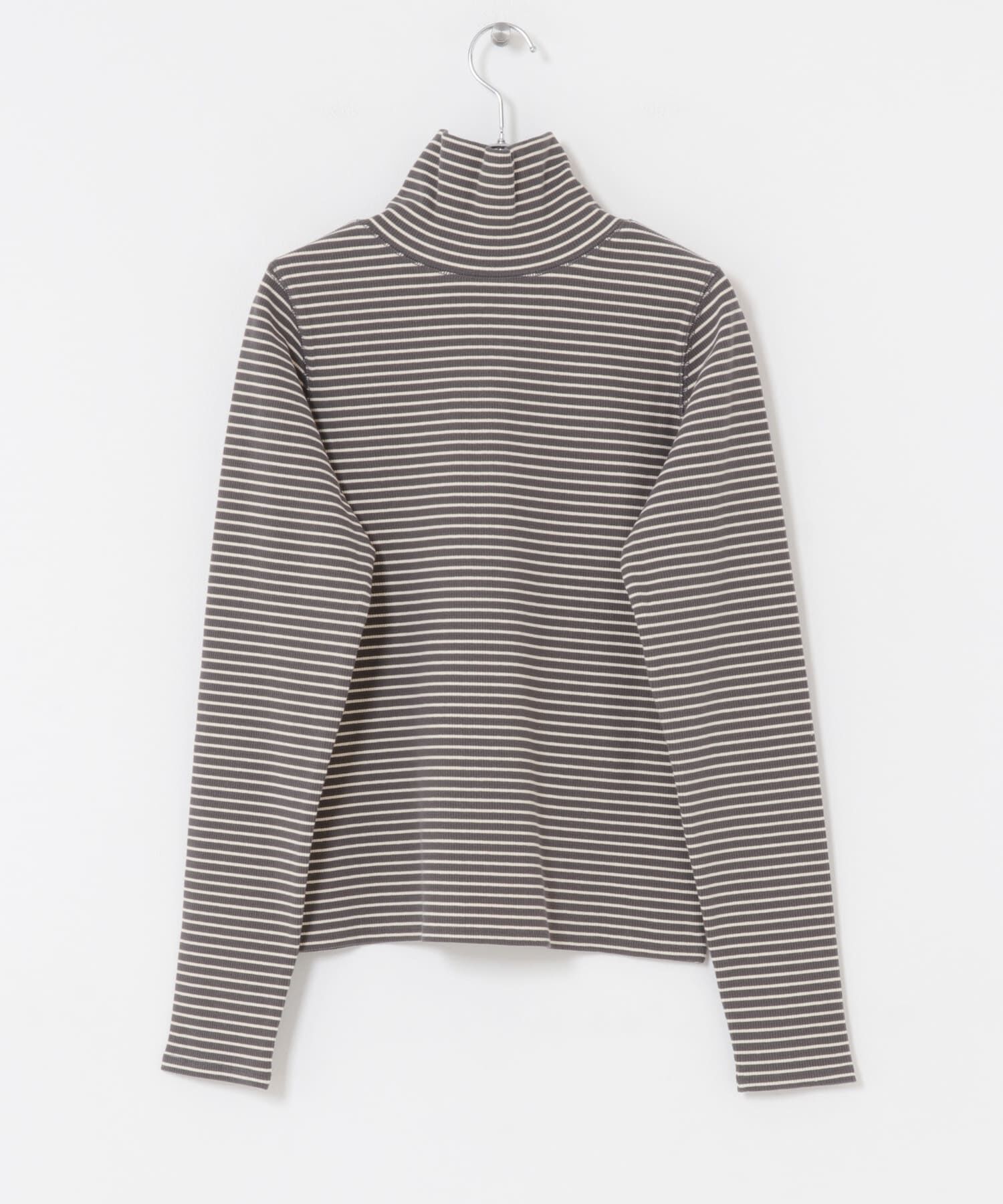  「タートルホックボーダートップス」|Tシャツ・カットソー|