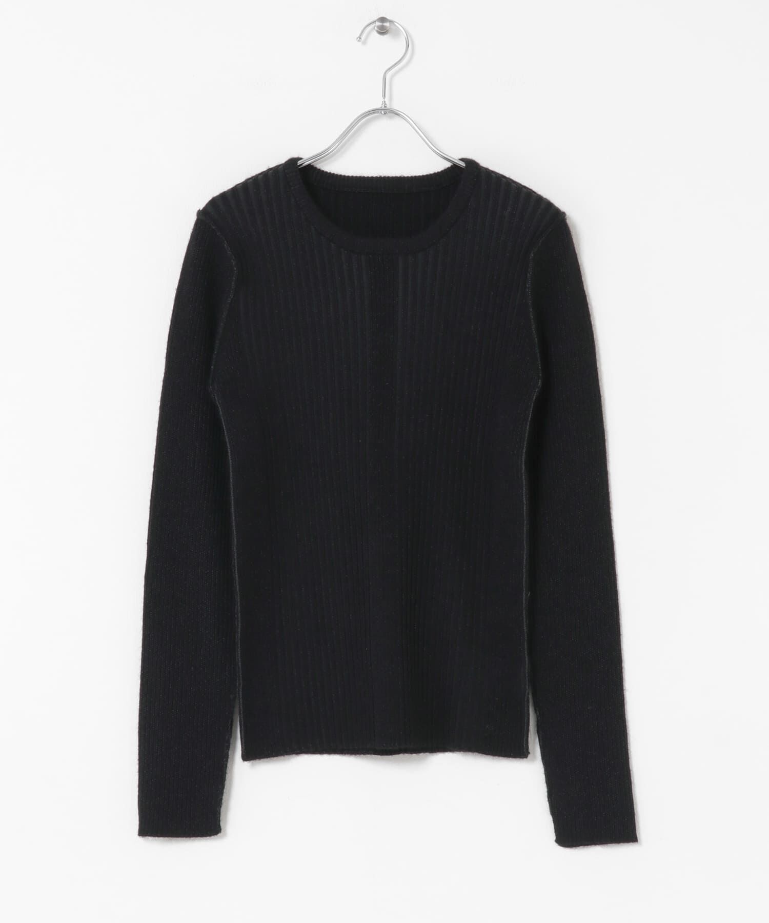  「illi　ランダムRIBクルーネックニット」|ニット・セーター|