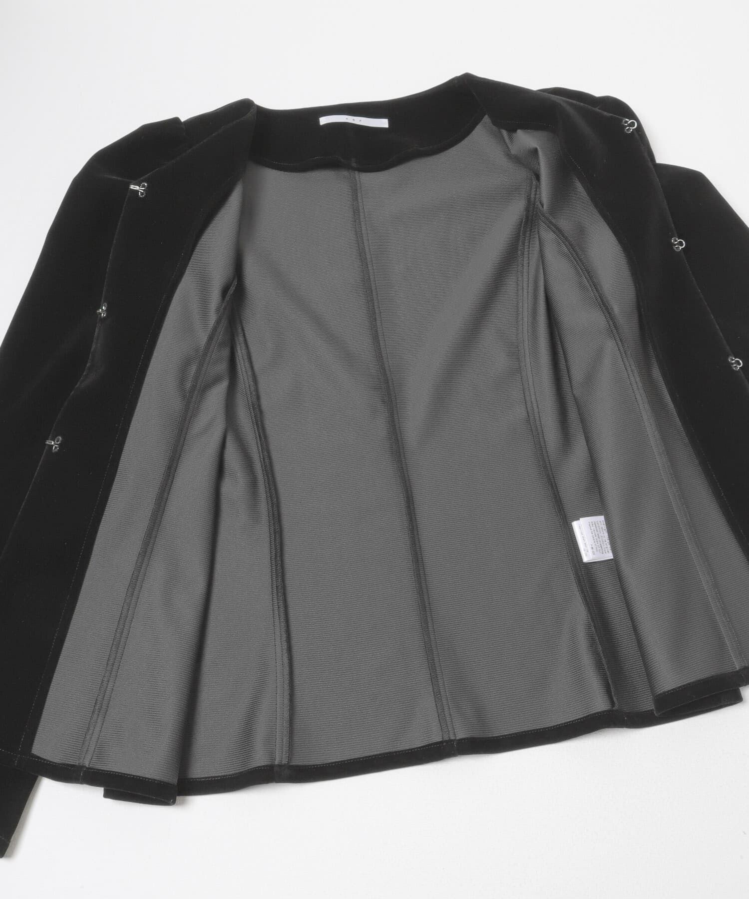  「パフスリーブベロアブラウス」|シャツ・ブラウス|