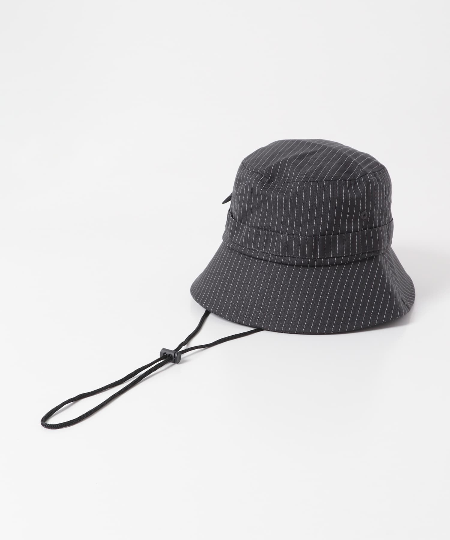 SENSE OF PLACE by URBAN RESEARCH「ストライプサファリハット」|ハット|チャコールグレー