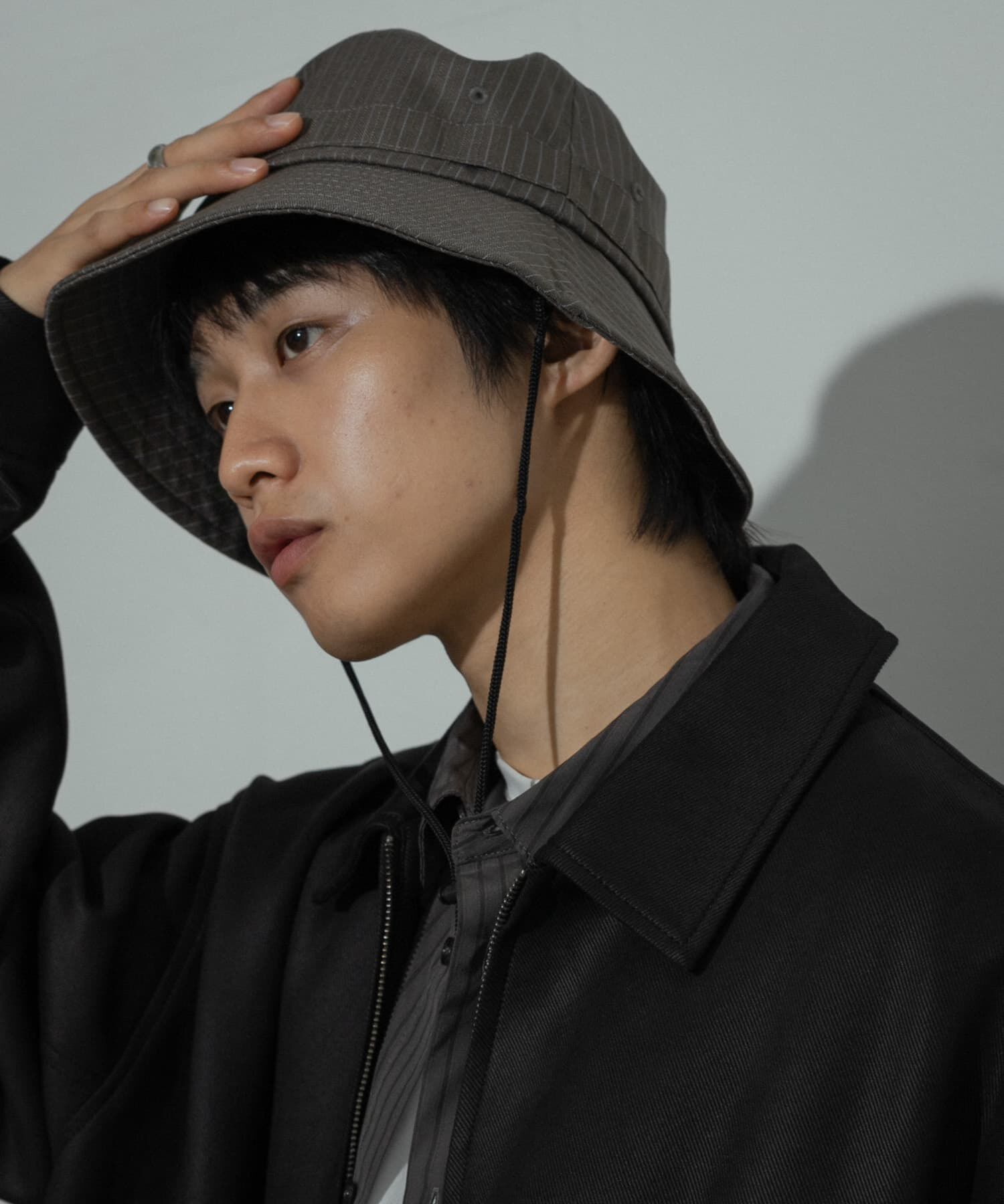 SENSE OF PLACE by URBAN RESEARCH「ストライプサファリハット」|ハット|カーキ