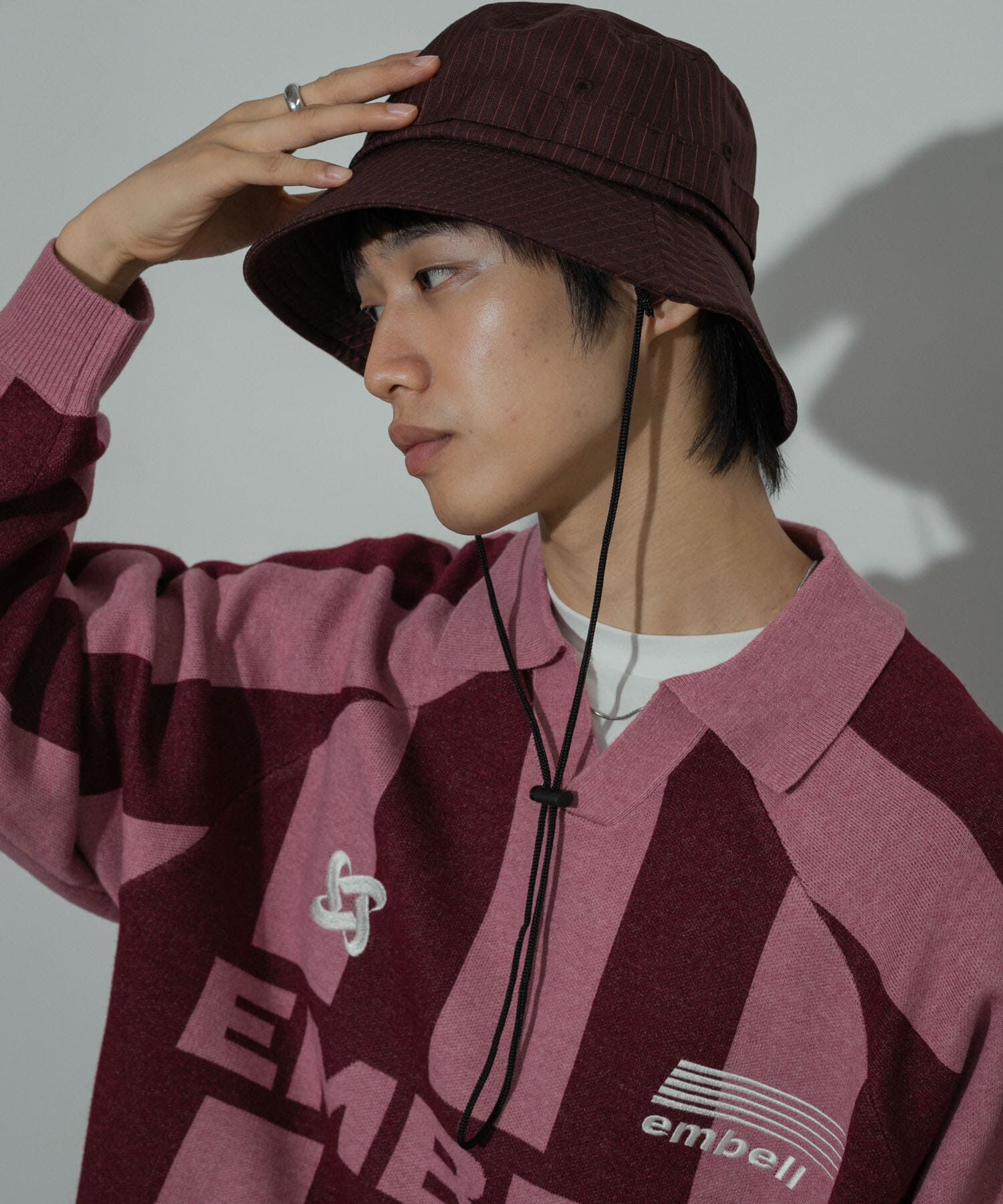 SENSE OF PLACE by URBAN RESEARCH「ストライプサファリハット」|ハット|