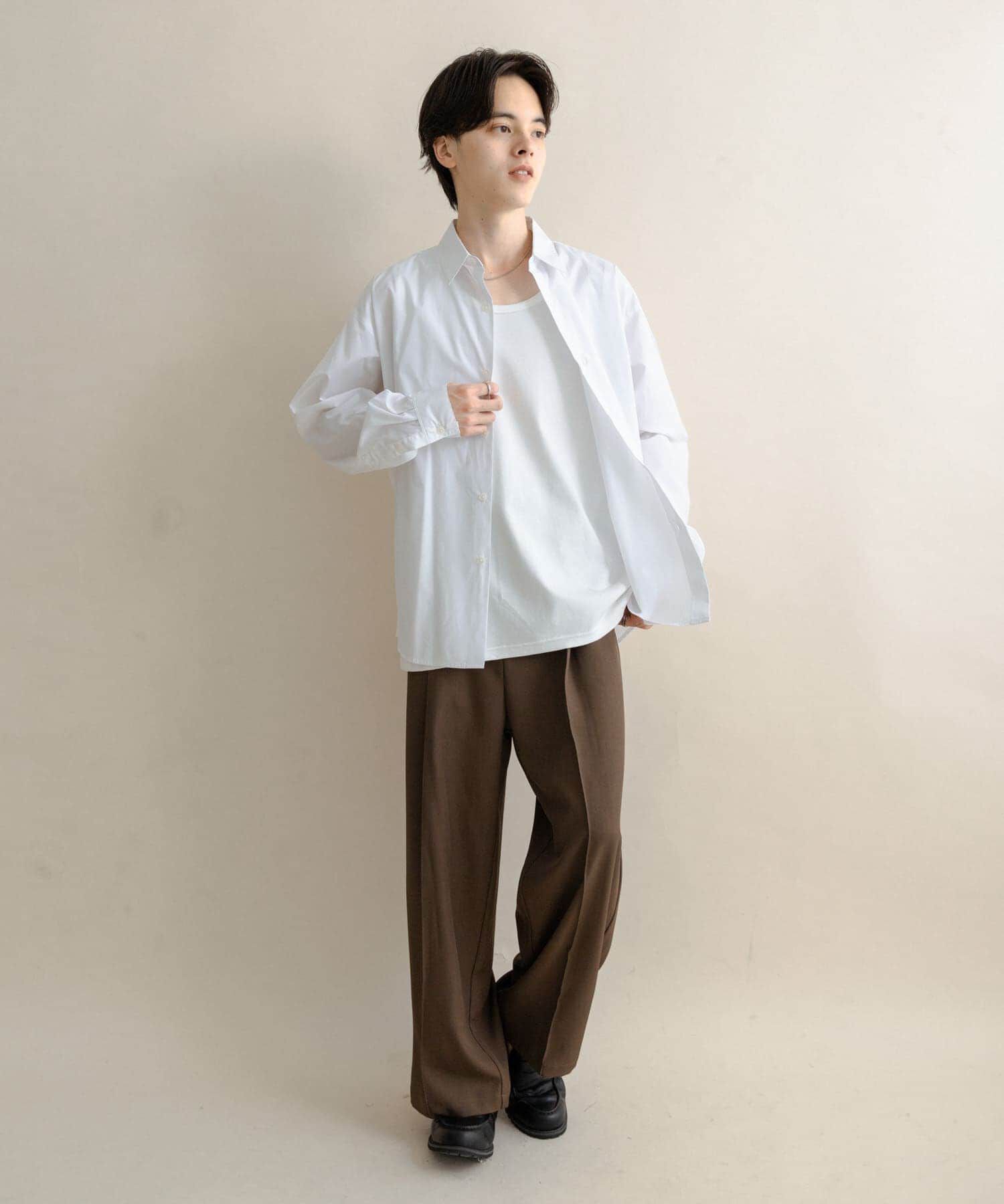 SENSE OF PLACE by URBAN RESEARCH「『WEB/一部店舗限定』コンフォートレギュラーカラーシャツ」|シャツ・ブラウス|