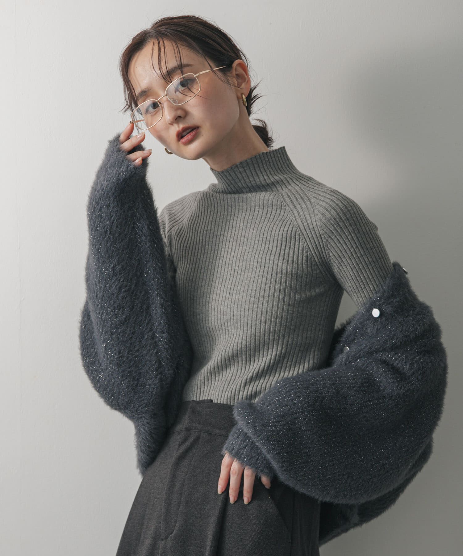 SENSE OF PLACE by URBAN RESEARCH「『一部WEB限定カラー』『毛玉防止』ストレッチリブハイネックセーター」|ニット・セーター|