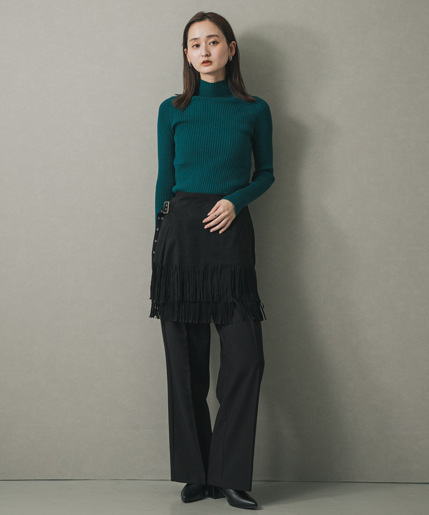 SENSE OF PLACE by URBAN RESEARCH「『一部WEB限定カラー』『毛玉防止』ストレッチリブハイネックセーター」|ニット・セーター|