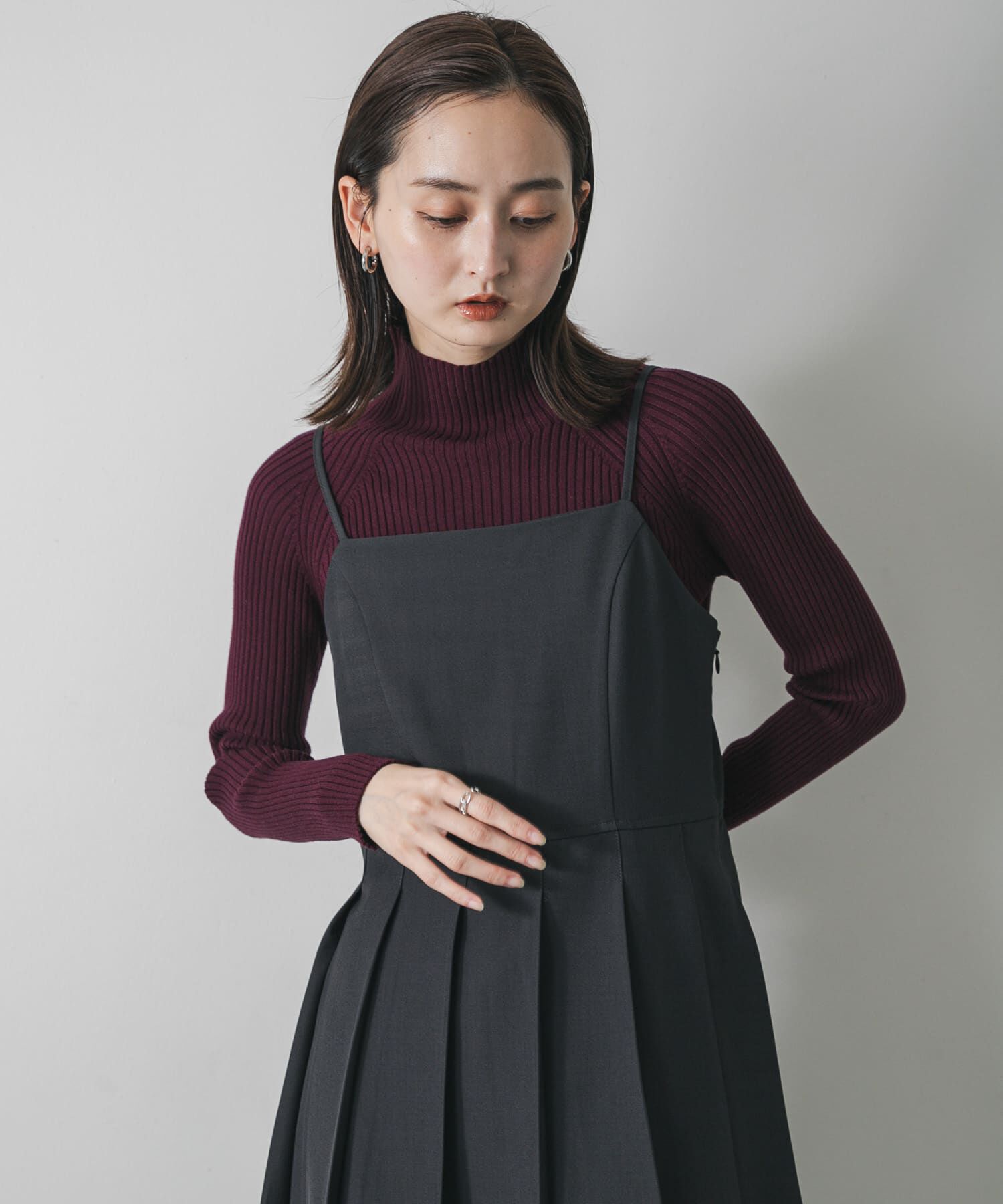 SENSE OF PLACE by URBAN RESEARCH「『一部WEB限定カラー』『毛玉防止』ストレッチリブハイネックセーター」|ニット・セーター|