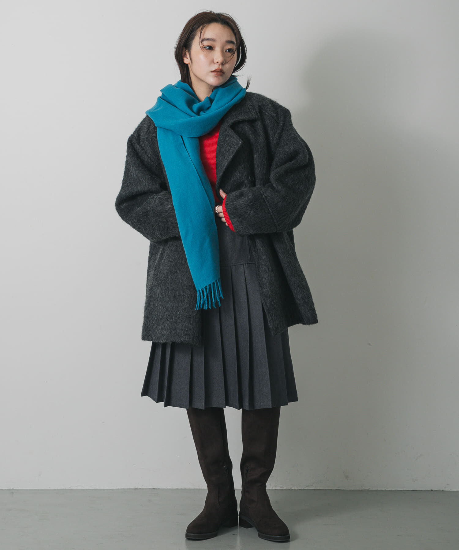 SENSE OF PLACE by URBAN RESEARCH「ミディプリーツスカート」|スカート|