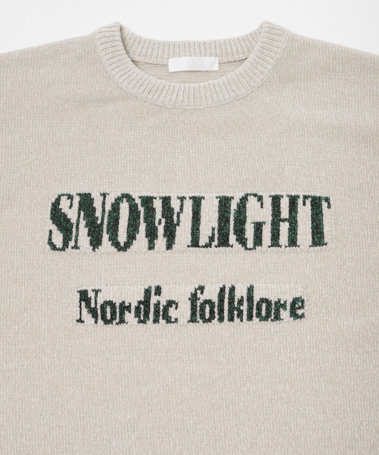 SENSE OF PLACE by URBAN RESEARCH「『洗濯可』モールロゴグラフィックニット」|ニット・セーター|