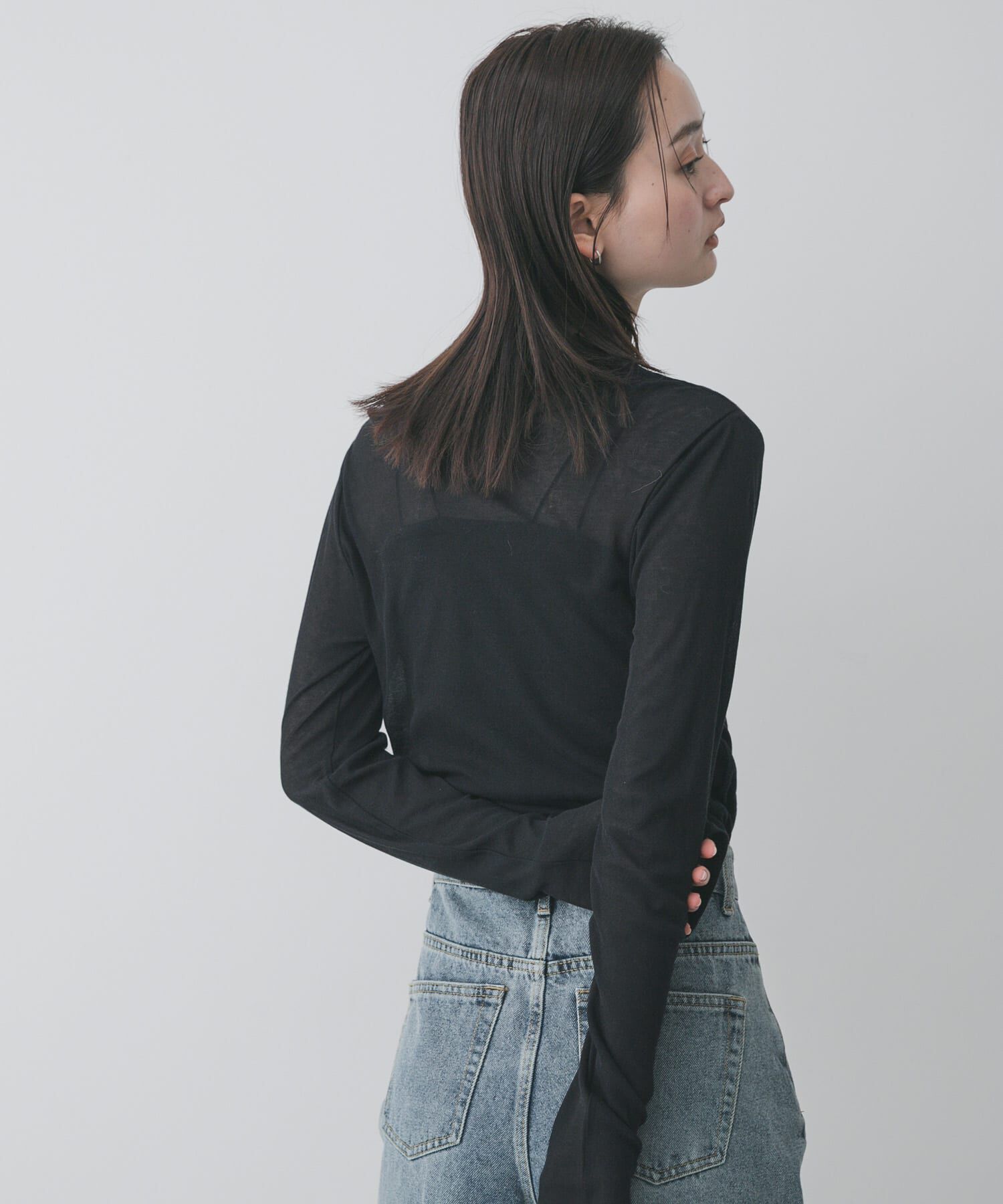 SENSE OF PLACE by URBAN RESEARCH「シアーハイネックカットトップ」|Tシャツ・カットソー|