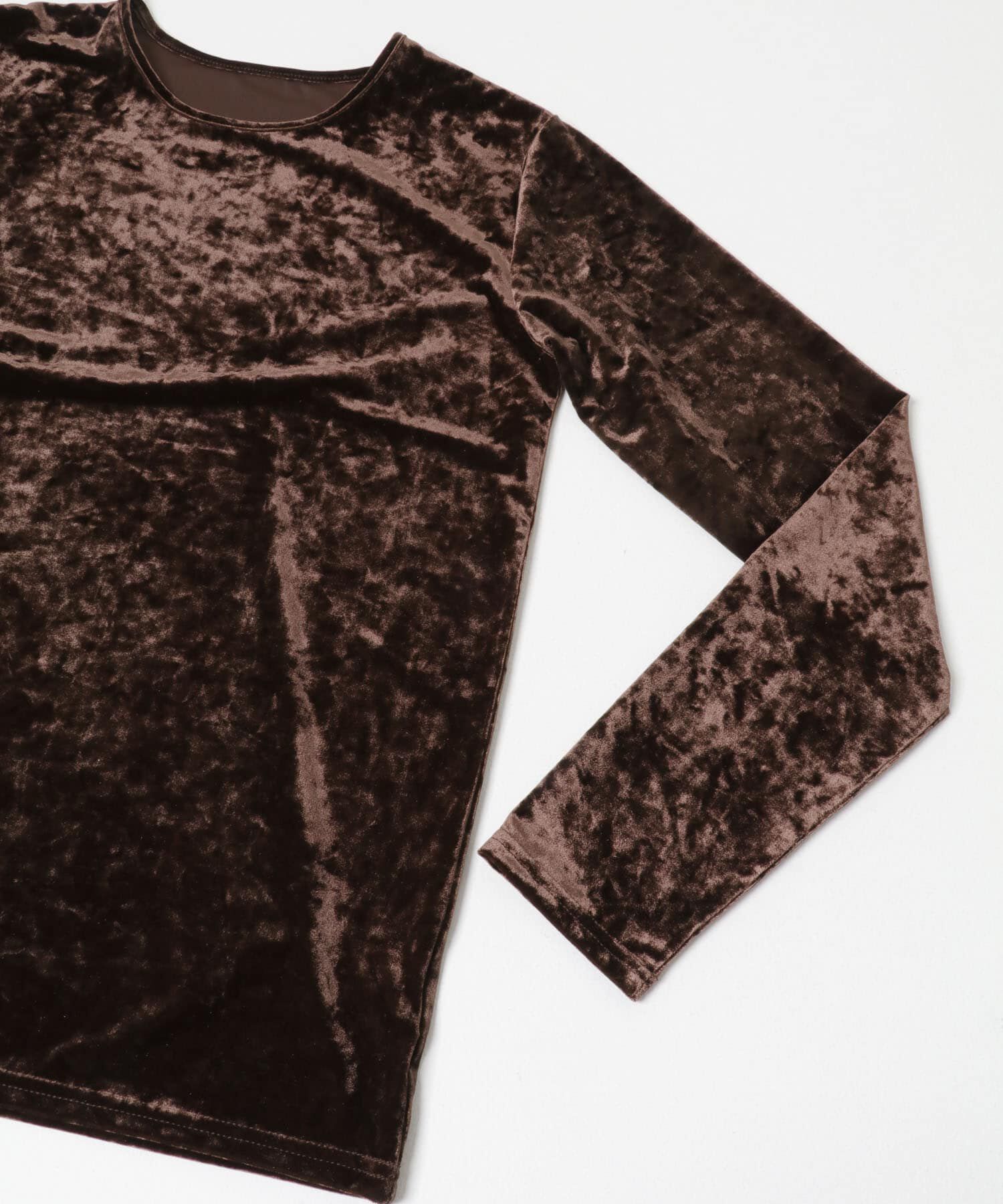 SENSE OF PLACE by URBAN RESEARCH「『洗濯可』フリルビスチェセットベロアトップ」|Tシャツ・カットソー|