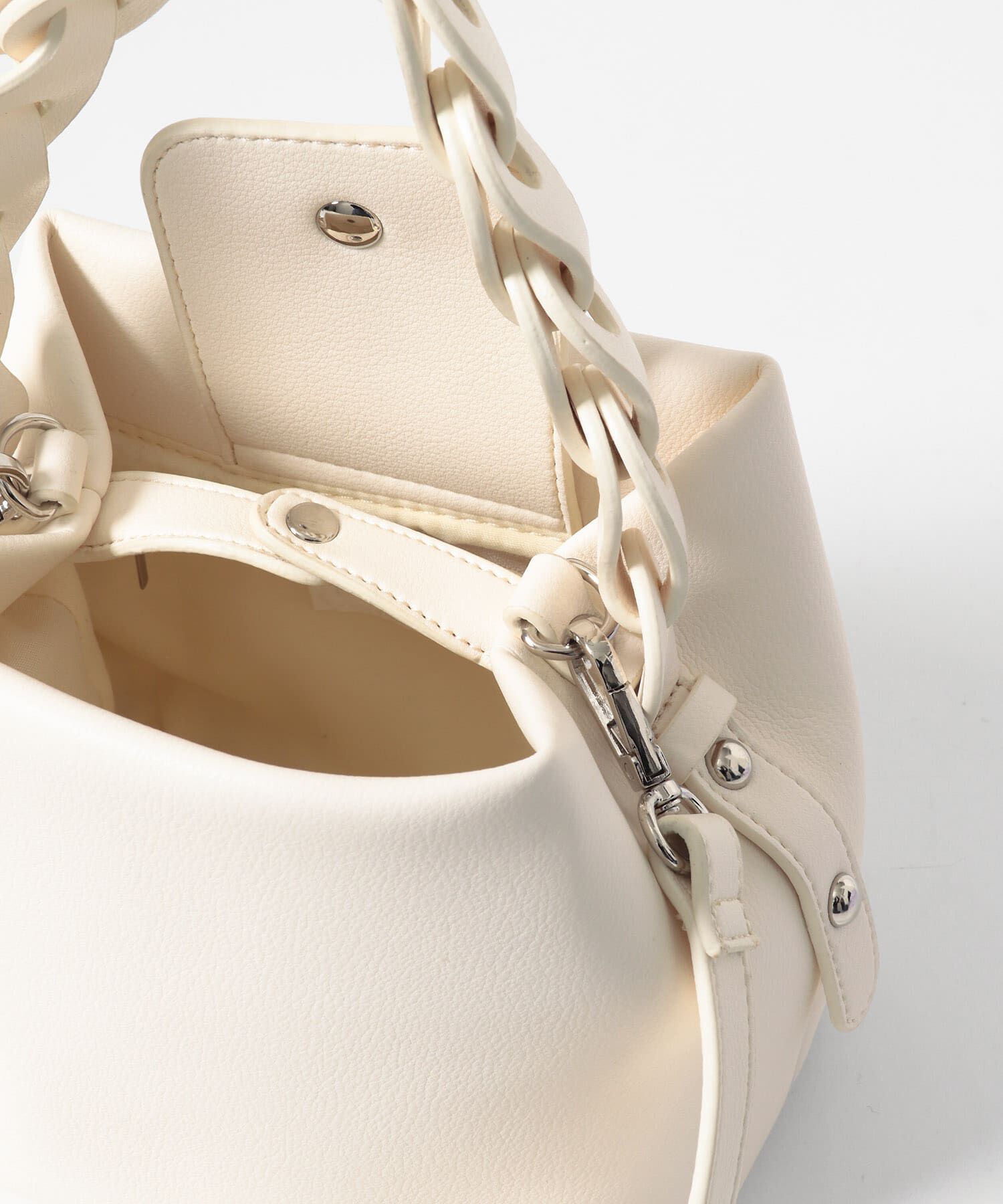 SENSE OF PLACE by URBAN RESEARCH「チェーンハンドルパフバッグ」|ショルダー・メッセンジャー|