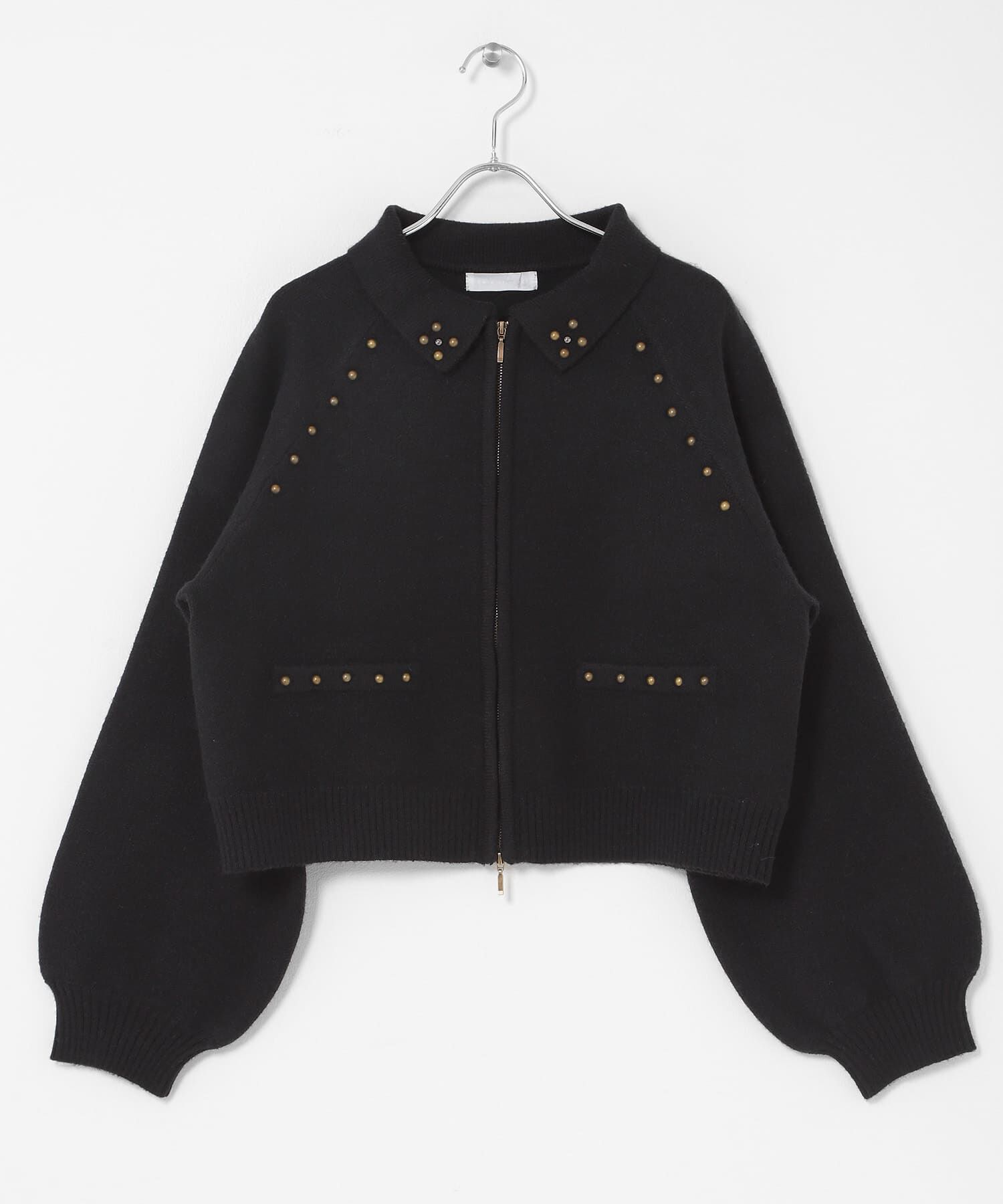 SENSE OF PLACE by URBAN RESEARCH「『洗濯可』スタッズデザインカーディガン」|カーディガン|