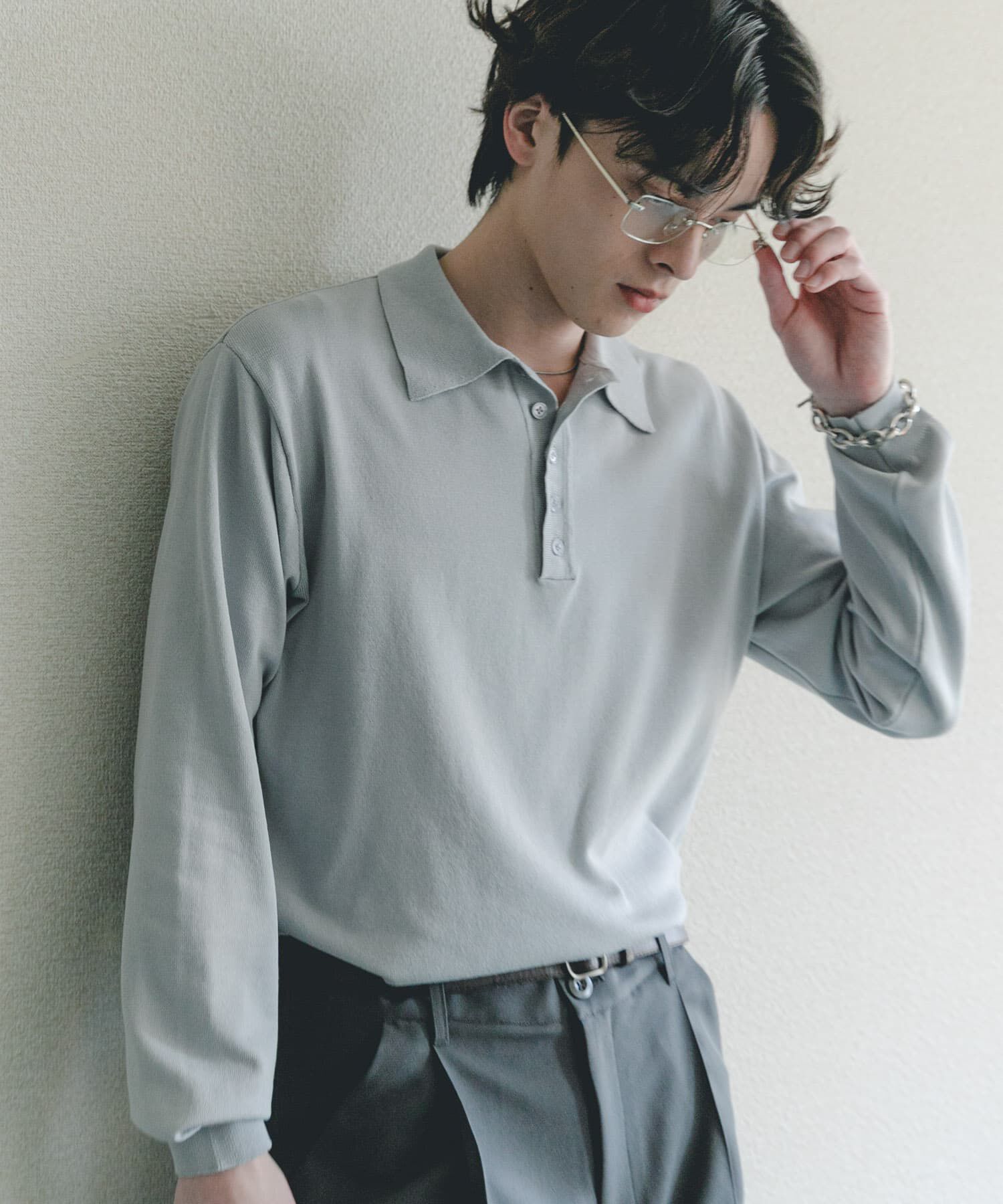 SENSE OF PLACE by URBAN RESEARCH「『洗濯可/防花粉』SKINProofニットポロシャツ」|ニット・セーター|