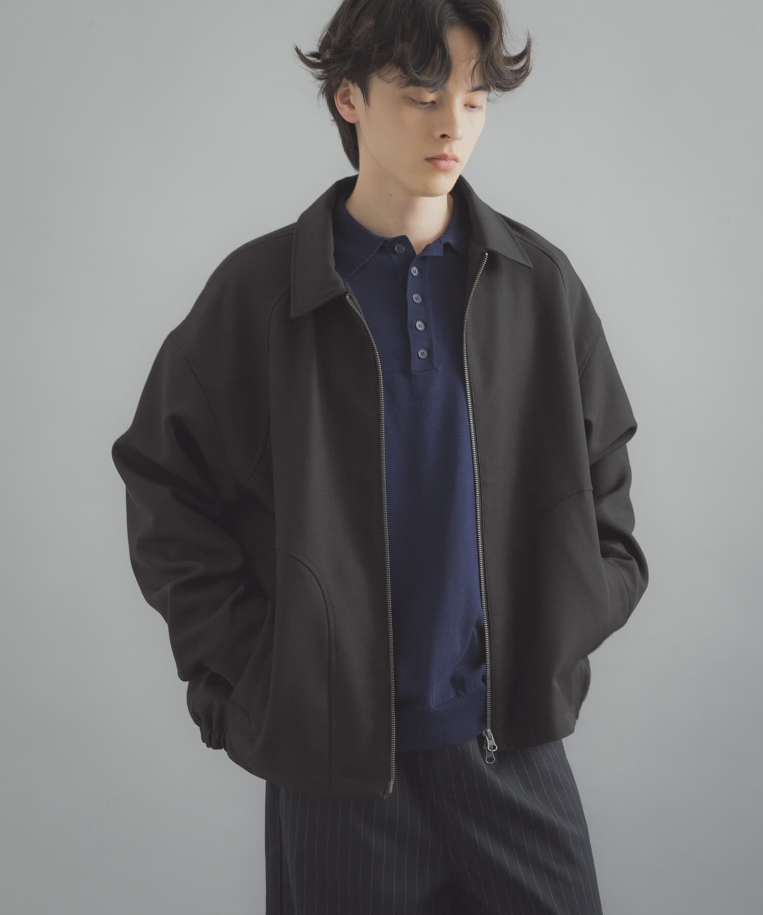 SENSE OF PLACE by URBAN RESEARCH「『撥水/防花粉』SKINProofジップブルゾン」|ブルゾン・スタジャン|