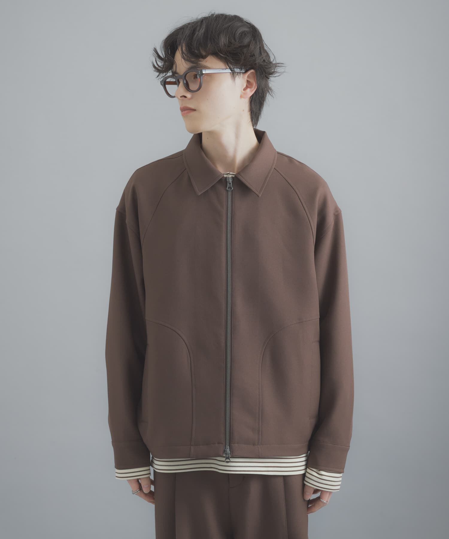 SENSE OF PLACE by URBAN RESEARCH「『撥水/防花粉』SKINProofジップブルゾン」|ブルゾン・スタジャン|