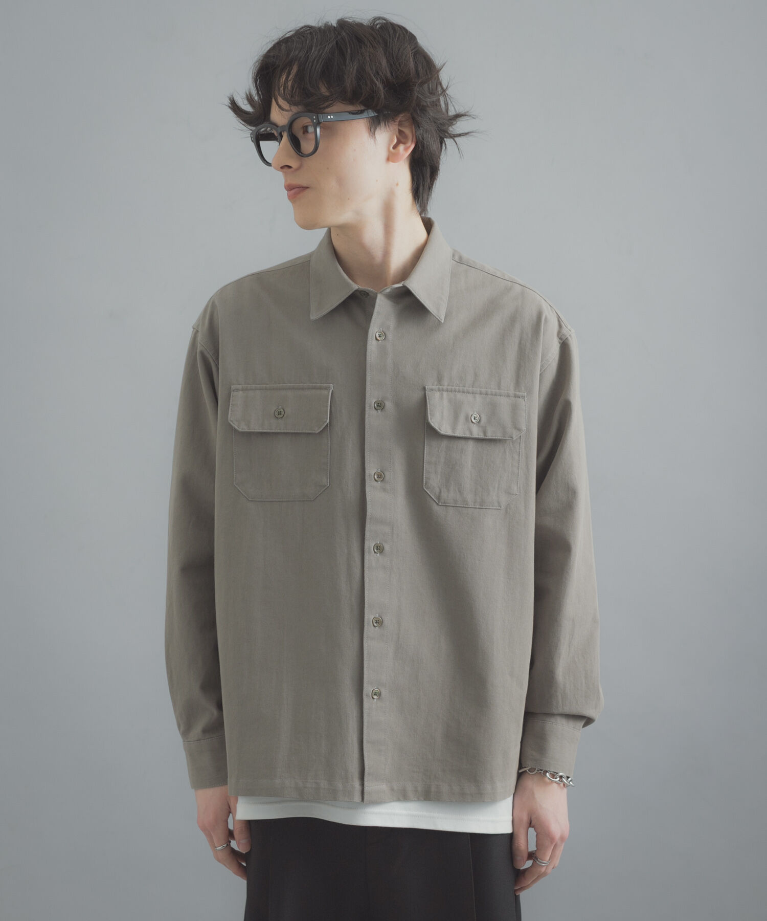 SENSE OF PLACE by URBAN RESEARCH「ダブルポケットカラーデニムシャツ」|シャツ・ブラウス|