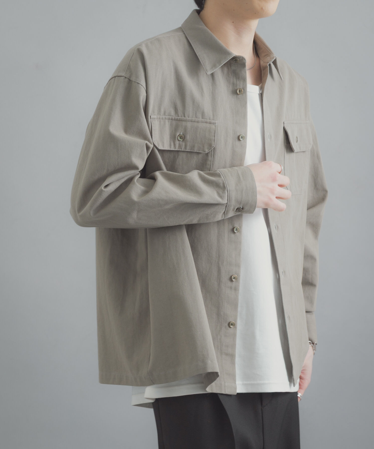 SENSE OF PLACE by URBAN RESEARCH「ダブルポケットカラーデニムシャツ」|シャツ・ブラウス|