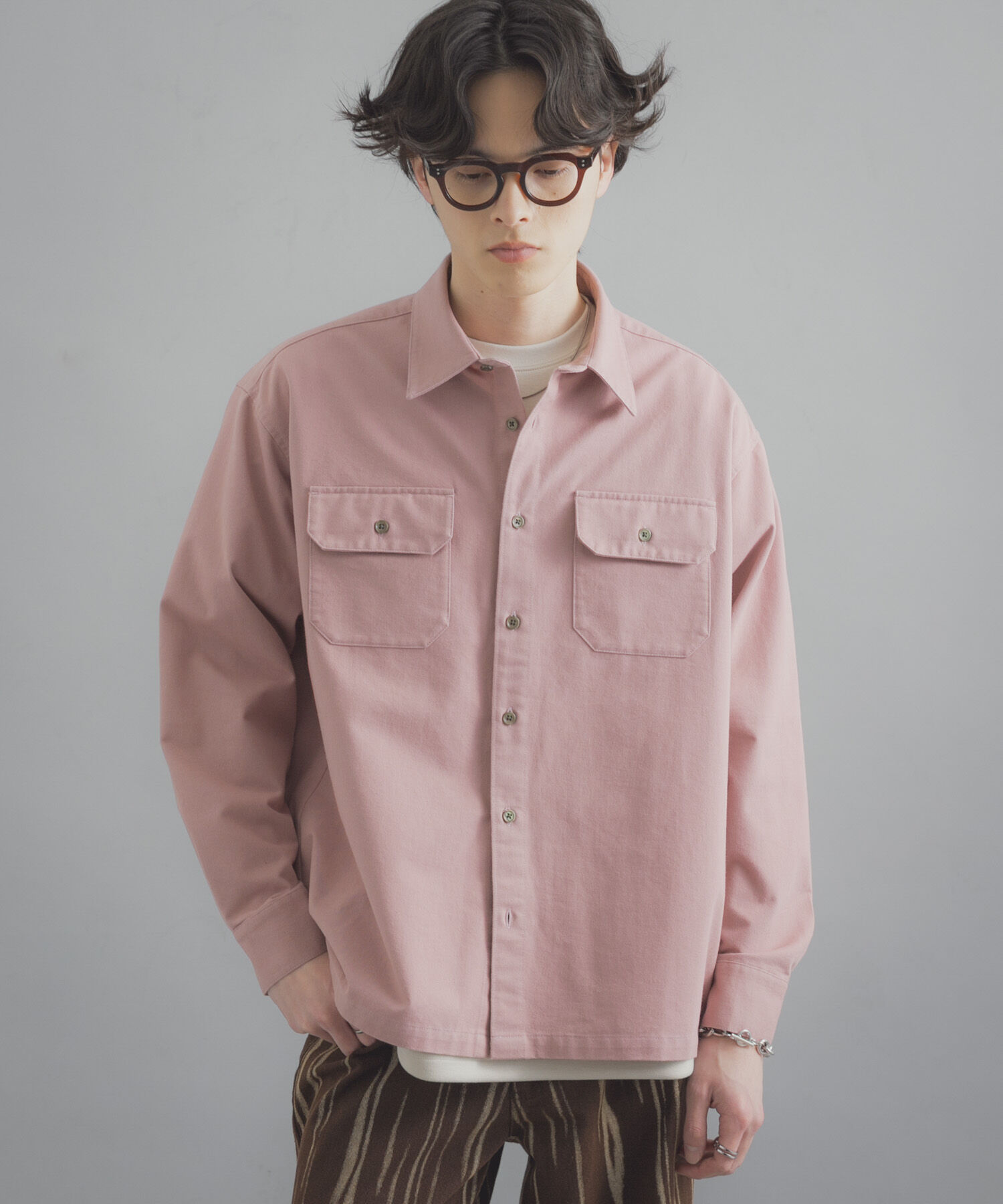 SENSE OF PLACE by URBAN RESEARCH「ダブルポケットカラーデニムシャツ」|シャツ・ブラウス|