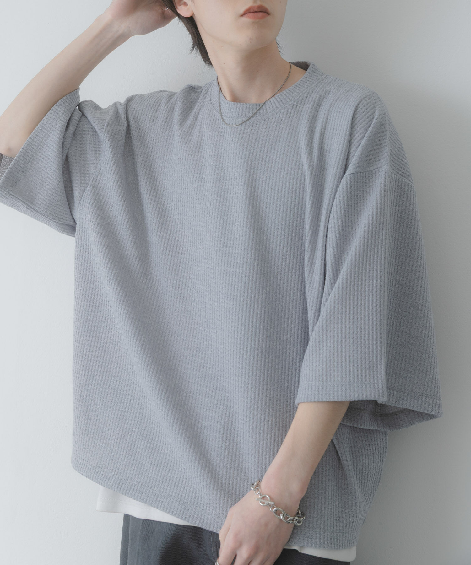 SENSE OF PLACE by URBAN RESEARCH「ソフトワッフルエクストラルーズTシャツ」|Tシャツ・カットソー|