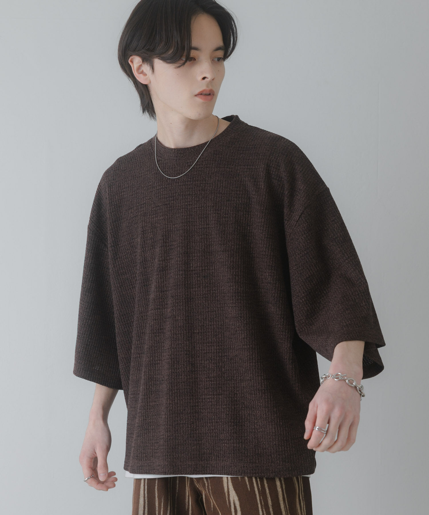 SENSE OF PLACE by URBAN RESEARCH「ソフトワッフルエクストラルーズTシャツ」|Tシャツ・カットソー|