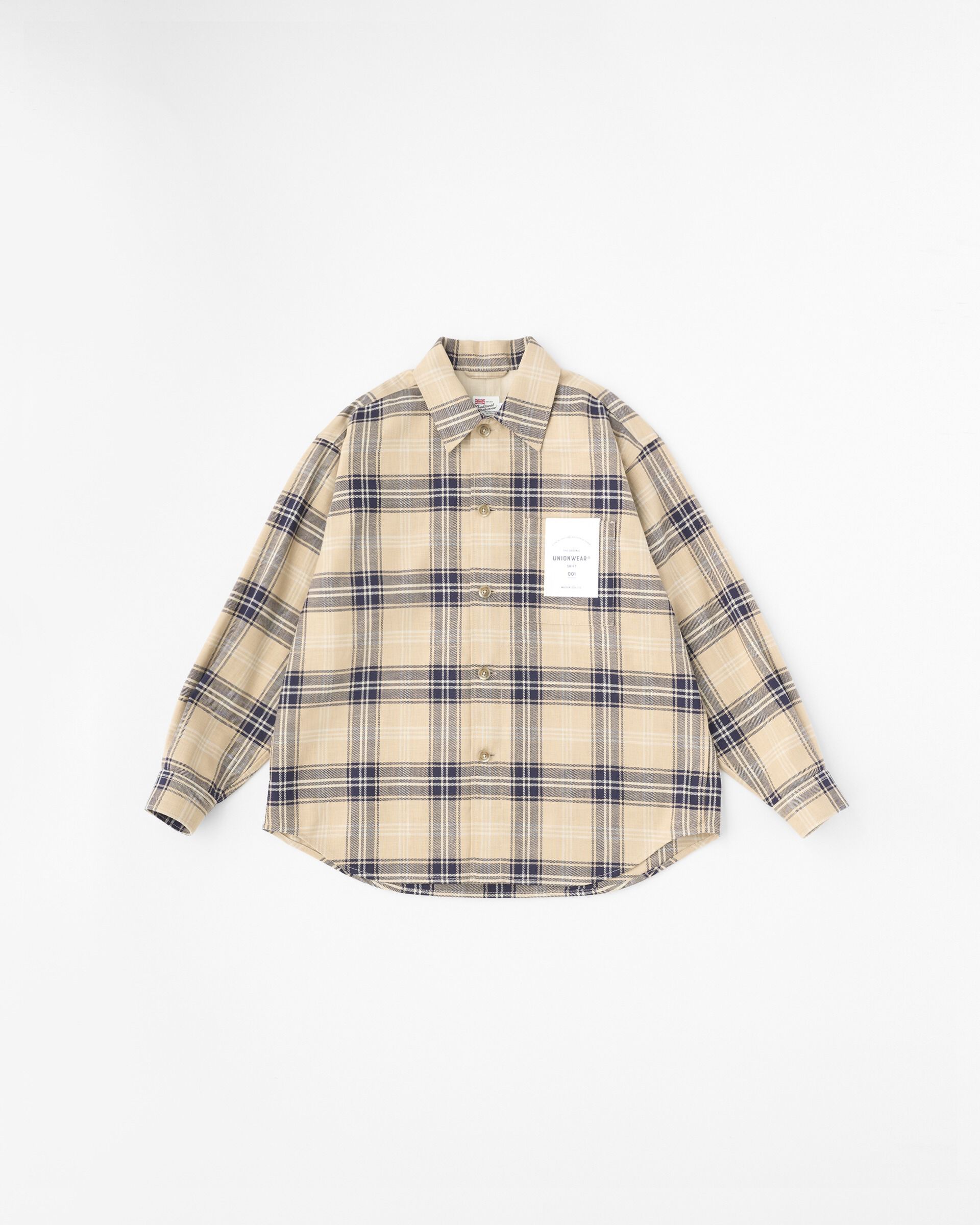 Traditional Weatherwear「SHIRT 001」|シャツ・ブラウス|ﾍﾞｰｼﾞｭ&times;ﾈｲﾋﾞｰﾁｪｯｸ