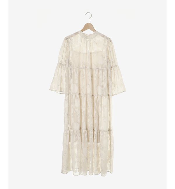 MAJESTICLEGON「フラワープリントジャカードワンピース」|ワンピース|