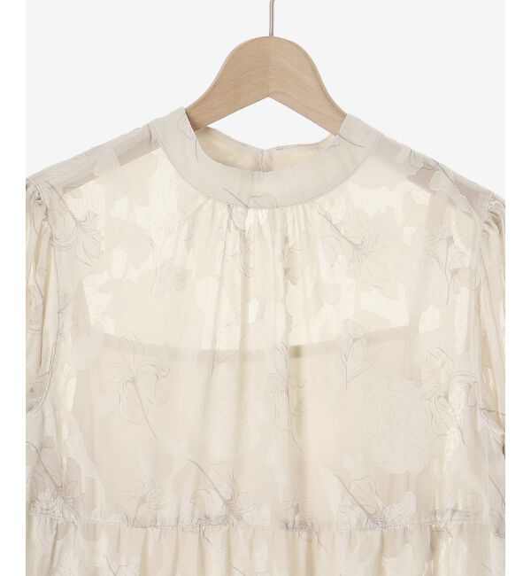 MAJESTICLEGON「フラワープリントジャカードワンピース」|ワンピース|