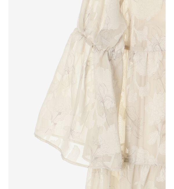 MAJESTICLEGON「フラワープリントジャカードワンピース」|ワンピース|