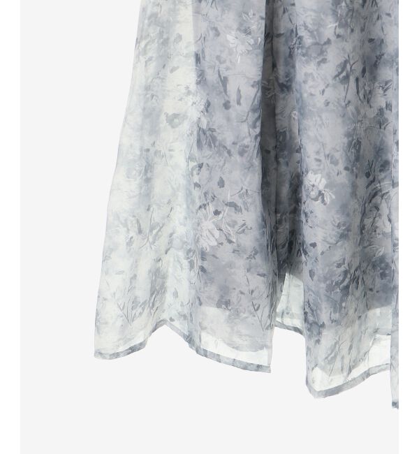 MAJESTICLEGON「フラワーオフショルドッキングワンピ」|ワンピース|