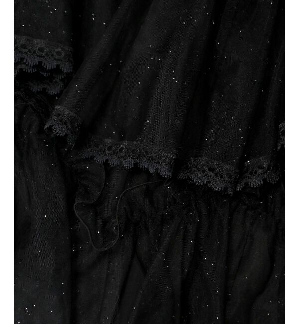  「チェーン付きキラキラキャミワンピ」|ワンピース|