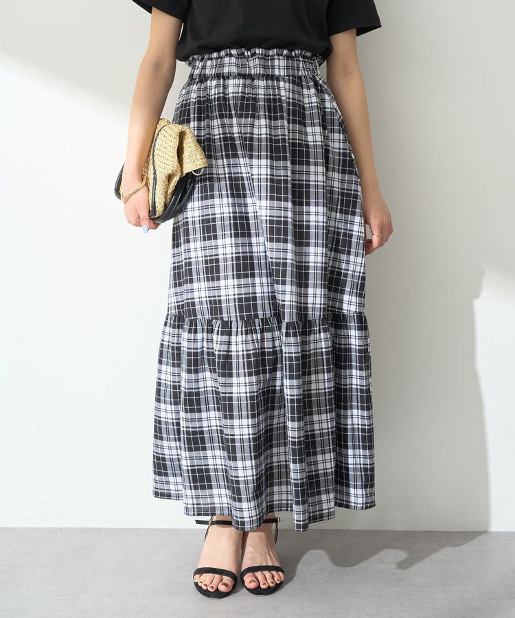 earth music&ecology「クリンクルスカート」|フレア|