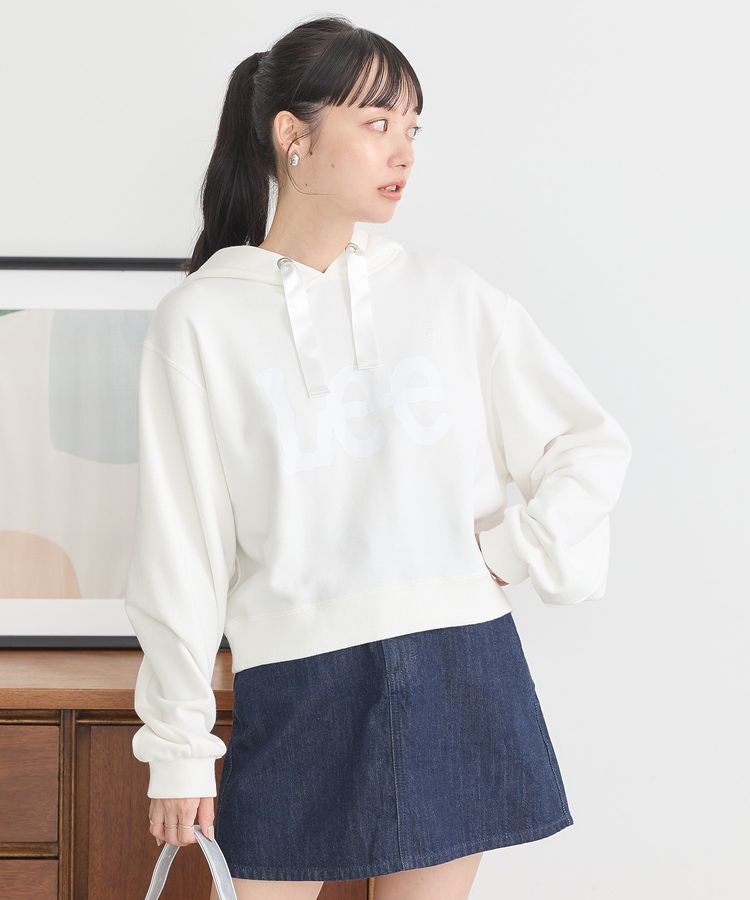 earth music&ecology「Lee&times;e.m.a.eショート丈パーカー」|スウェット・ジャージ|