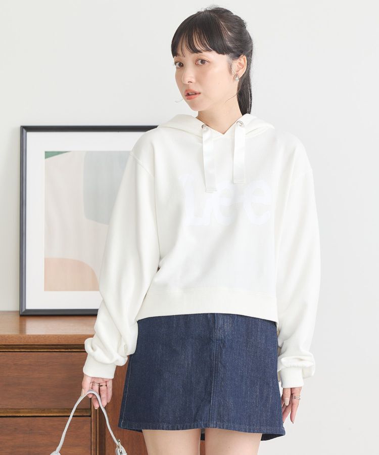 earth music&ecology「Lee&times;e.m.a.eショート丈パーカー」|スウェット・ジャージ|