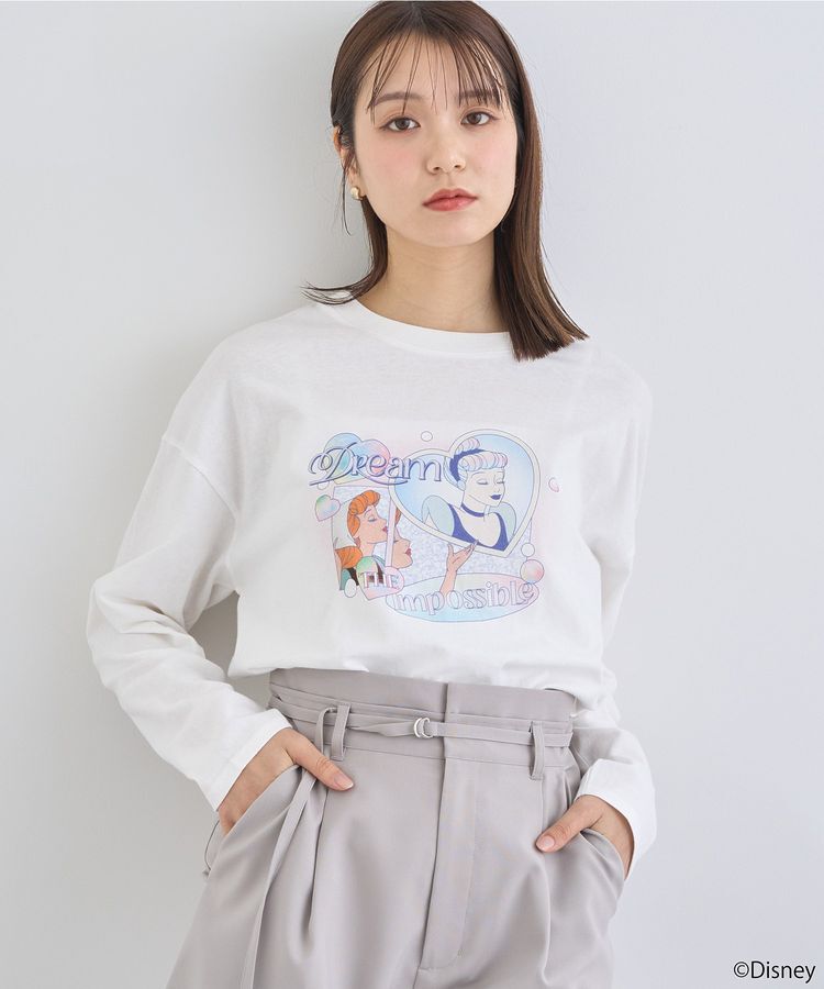 earth music&ecology「シンデレラ/プリントロンTEE」|Tシャツ・カットソー|White