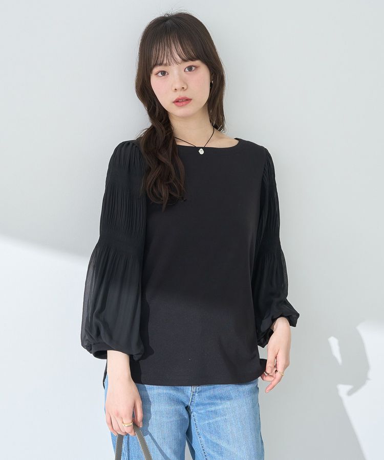 earth music&ecology「マジョリカプリーツプルオーバー」|Tシャツ・カットソー|