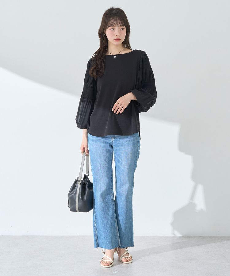 earth music&ecology「マジョリカプリーツプルオーバー」|Tシャツ・カットソー|