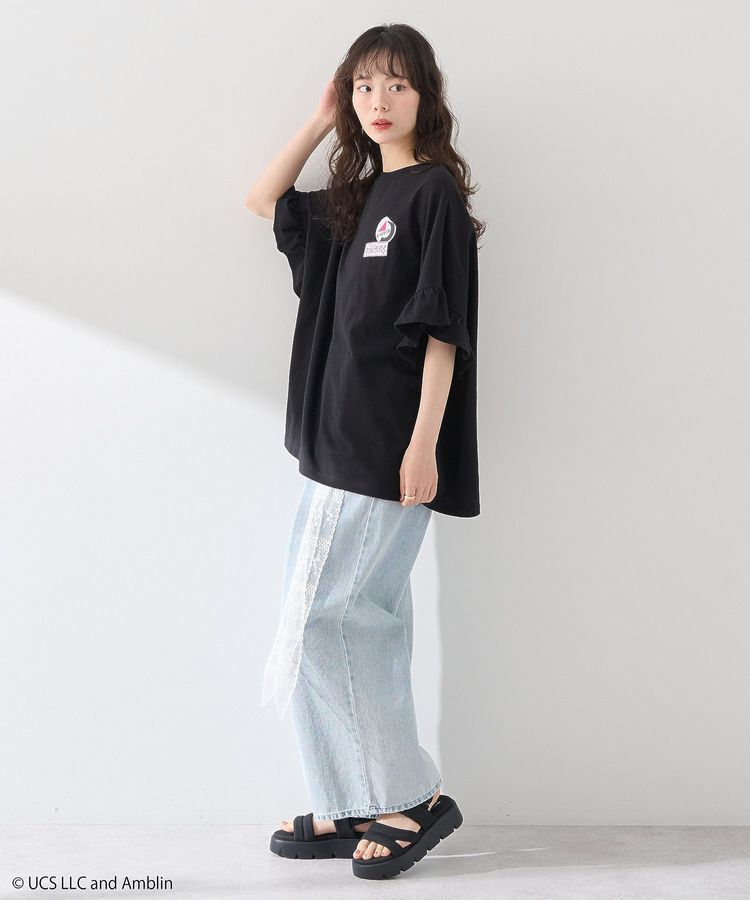 earth music&ecology「Back to the Future/emae フリルT」|Tシャツ・カットソー|