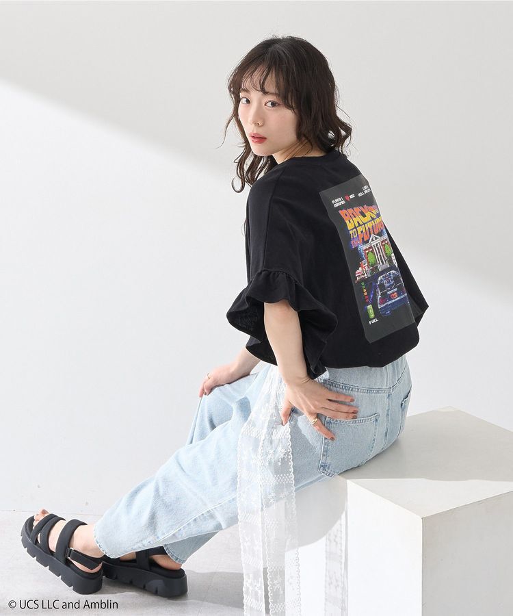 earth music&ecology「Back to the Future/emae フリルT」|Tシャツ・カットソー|