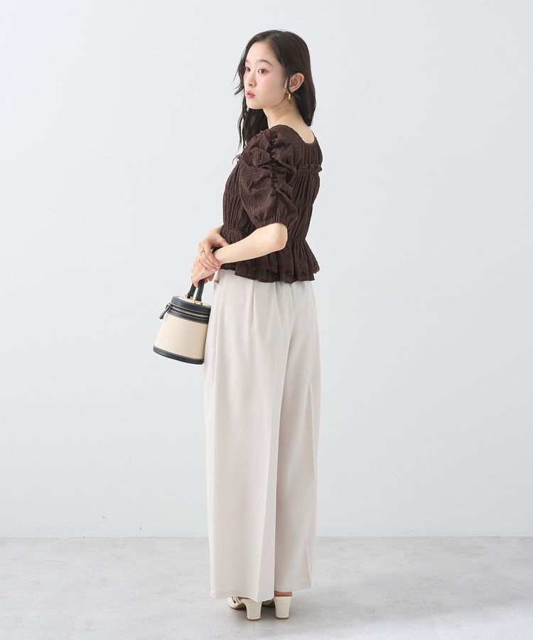 earth music&ecology「レースティアードシャーリングブラウス」|シャツ・ブラウス|