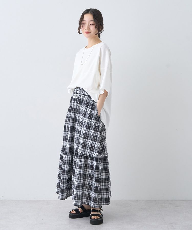 earth music&ecology「ドルマンバックプリントTee」|Tシャツ・カットソー|