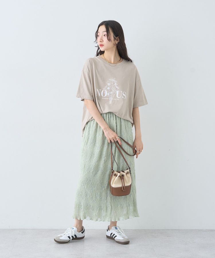 earth music&ecology「アソートプリントレギュラースリットTee」|Tシャツ・カットソー|