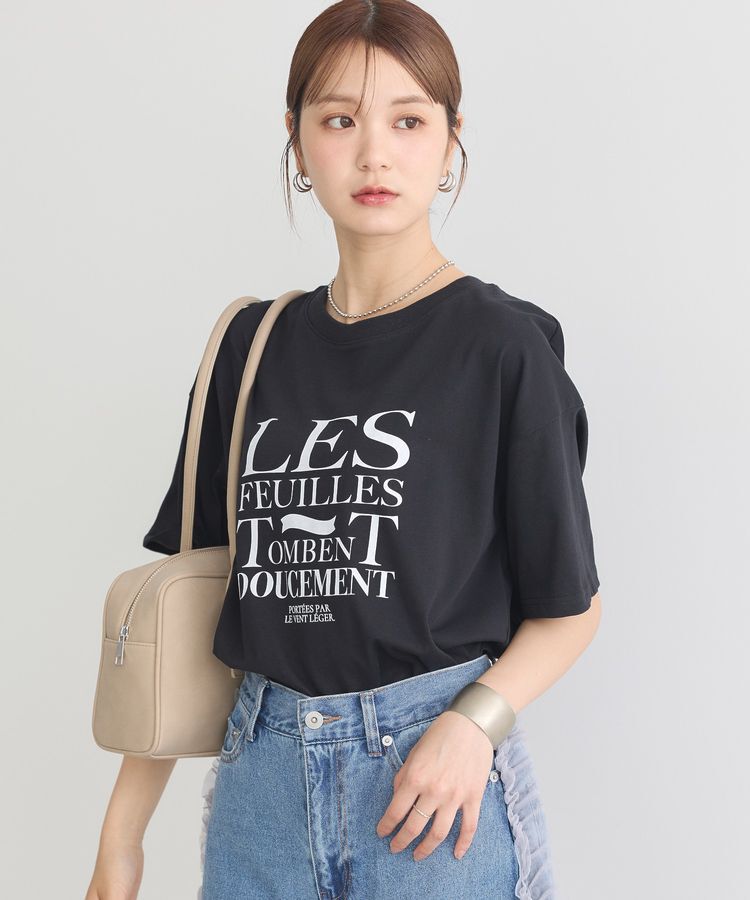 earth music&ecology「アソートプリントレギュラースリットTee」|Tシャツ・カットソー|
