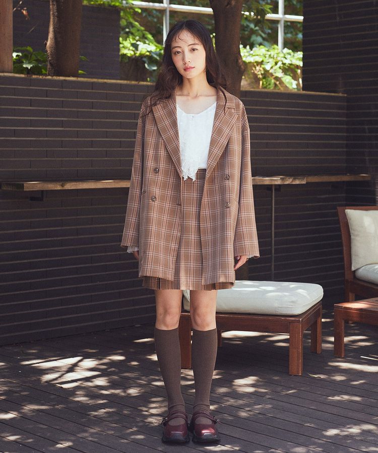 earth music&ecology「SET2点ラッフルレースブラウス＋キャミソール」|シャツ・ブラウス|