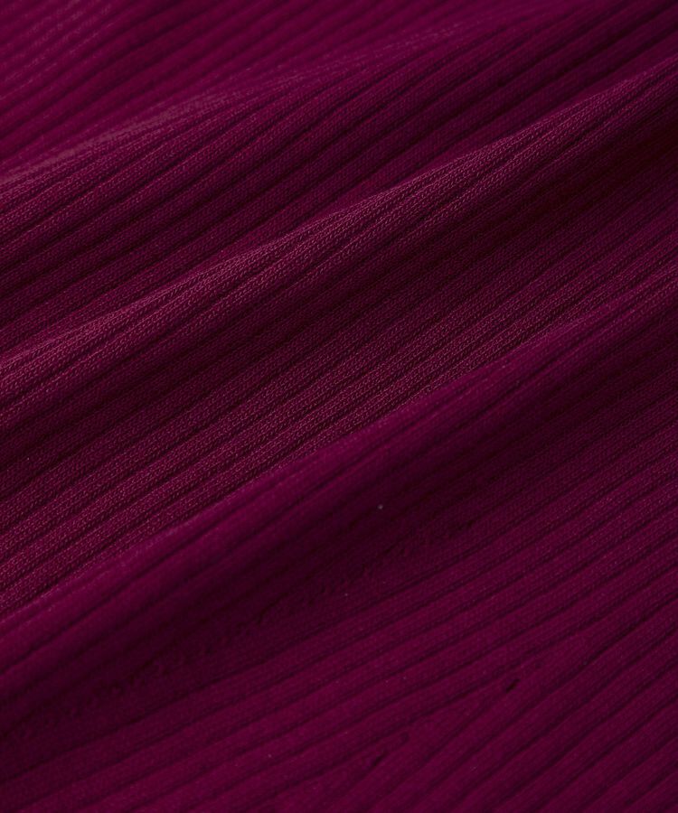 earth music&ecology「ランダムリブボトルネックノースリーブニット」|ニット・セーター|