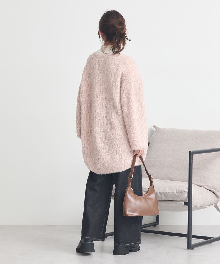 earth music&ecology「スパンコールブークレカーディガン」|カーディガン|