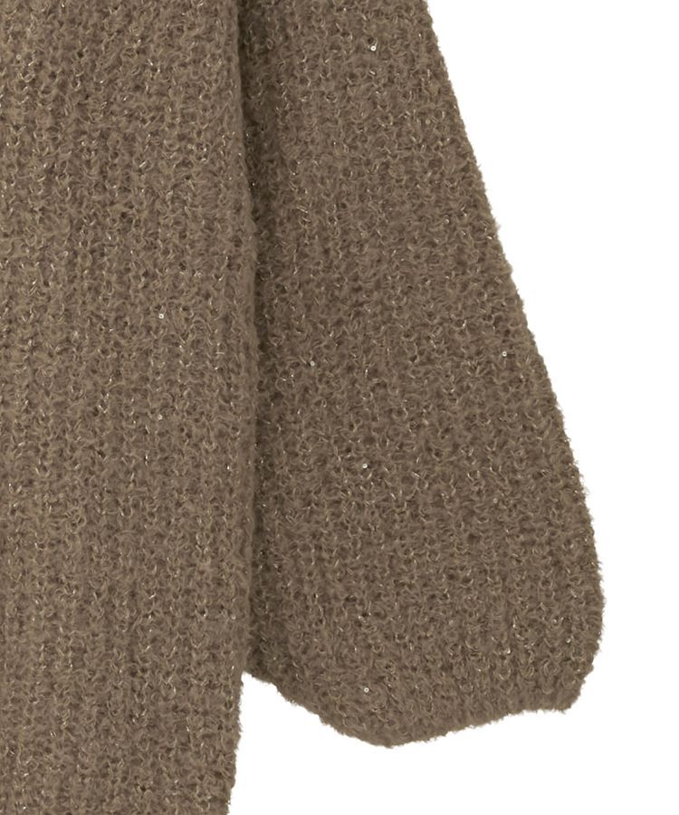 earth music&ecology「スパンコールブークレカーディガン」|カーディガン|