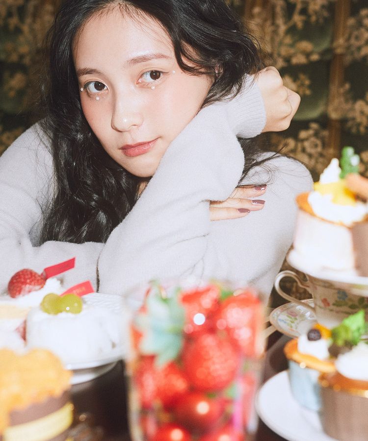 earth music&ecology「パウダーシャギークルーネックカーディガン」|カーディガン|