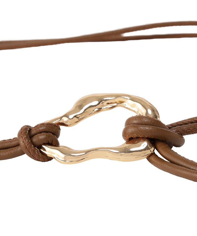 earth music&ecology「ニュアンスバックルサッシュベルト」|ベルト|